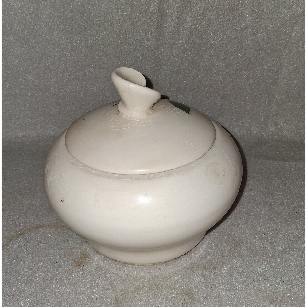 VTG Sugar Bowl Joni Dixie Dogwood by BLUE RIDGE Southern Pottery - Picture 2 of 5